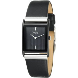 Citizen Men's BL6005-01E Eco-Drive Black Ion-Plated Watch