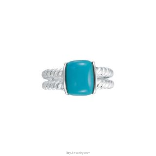 Sterling Silver Chinese Turquoise Ring