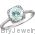 Sterling Silver Birthstone .01 CTW Diamond Ring