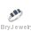 Sterling Silver Genuine Emerald Blue Sapphire & Diamond Ring