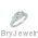 14K White Genuine Octagon Aquamarine Diamond Ring