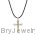Men's Sterling Silver Gold Plated Three-Nails Promise Necklace