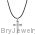 Men's Sterling Silver Gold Plated Three-Nails Promise Necklace