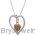 14K White 1/3 CTW Diamond Heart 18" Necklace