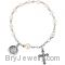 Freshwater Cultured Pearl First Holy Communion Rosary Bracelet